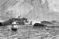 The Gold Coast and Ashantee War: the castle of Elmina, 1873. Creator: Unknown