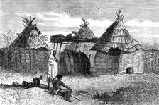 The Gold Coast and Ashantee War: Fantee huts, 1873. Creator: Unknown
