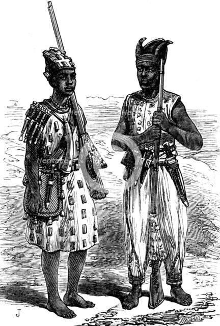 The Gold Coast and Ashantee War: Fantee soldiers, 1873. Creator: Unknown.