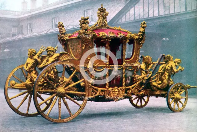 The Gold State Coach, 1762, (1937). Artist: Unknown