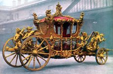 Thumbnail image of The Gold State Coach, 1762, (1937). Artist: Unknown