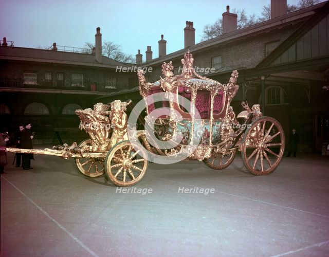 The Gold State Coach, 1953. Creator: Arthur Charles Kirby Ware.