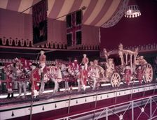 The Gold State Coach on display, London, c1953. Creator: Arthur Charles Kirby Ware