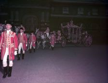 The Gold State Coach, Royal Mews, London, c1953. Creator: Arthur Charles Kirby Ware