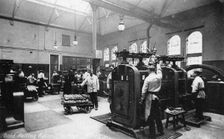 The Gold Rolling Room, the Royal Mint, Tower Hill, London, early 20th century