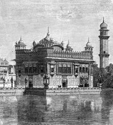 The Golden Temple and the Lake of Immortality at Amritsar, India, 1895