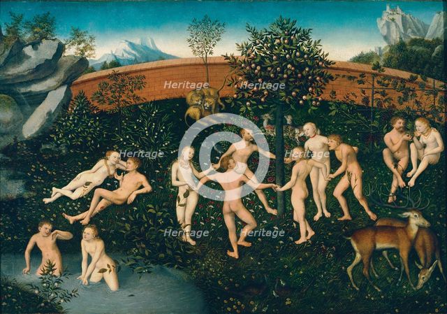 The Golden Age, ca 1530. Artist: Cranach, Lucas, the Elder (1472-1553)