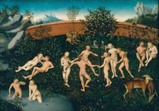 The Golden Age, ca 1530. Artist: Cranach, Lucas, the Elder (1472-1553)