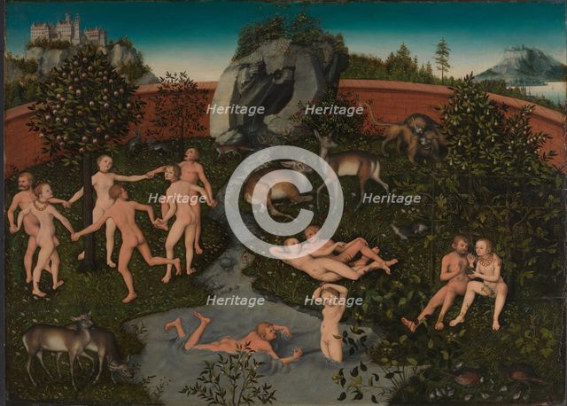 The Golden Age. Artist: Cranach, Lucas, the Elder (1472-1553)