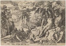 The Golden Age, c. 1589. Creator: Goltzius, Workshop of Hendrick, after Hendrick Gol