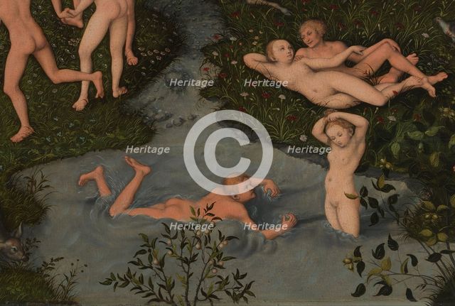 The Golden Age (Detail). Artist: Cranach, Lucas, the Elder (1472-1553)