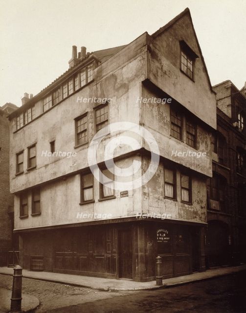 "The Golden Axe", St. Mary Axe, c1883. Creator: Henry Dixon & Son.