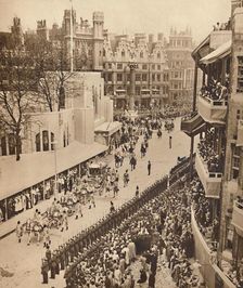 The Golden Coach Leaves the Abbey May 12 1937. Creator: Unknown