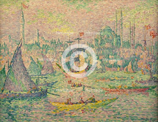 The Golden Horn, Mist, 1907. Creator: Signac, Paul (1863-1935).