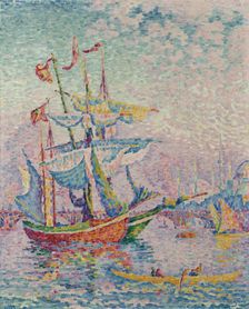 The Golden Horn. The Bridge, 1907. Artist: Signac, Paul (1863-1935)