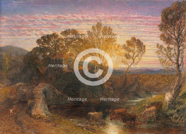 The Golden Hour, 1865. Creator: Samuel Palmer (British, 1805-1881).