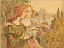 The Golden Legend (Legende Dorée), 1897. Creator: Armand Point (French, 1861-1932); F. Champenois, Paris.