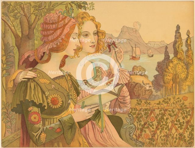 The Golden Legend (Legende Dorée), 1897. Creator: Armand Point (French, 1861-1932); F. Champenois, Paris..