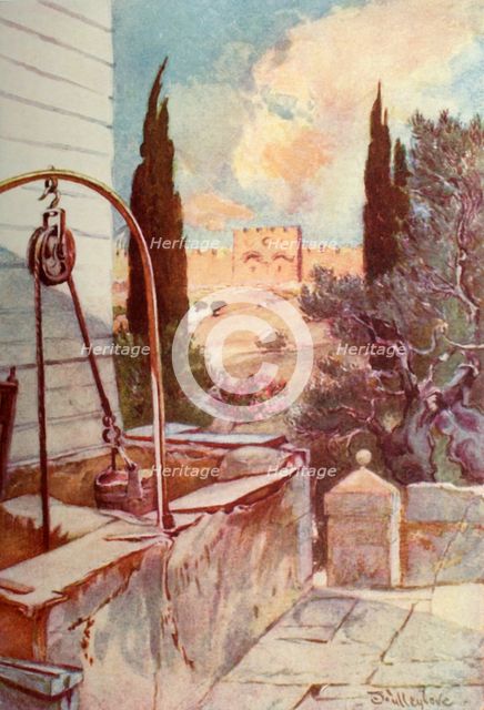 'The Golden or Beautiful Gate from the Garden of Gethsemane', 1902. Creator: John Fulleylove.
