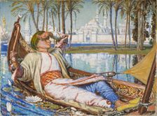 The Golden Prime of Good Haroun Alraschid 1866 (reworked in 1891). Creator: William Holman Hunt