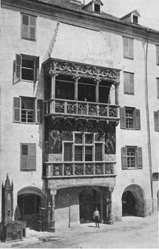 The Golden Roof. Insbruck c1913. Artist: Charles JS Makin