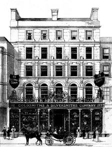 The Goldsmiths and Silversmiths Company's premises, 112, Regent Street, London, 1898. Creator: Unknown