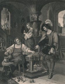 The Goldsmith's Daughter c1850. Artist: Albert Henry Payne