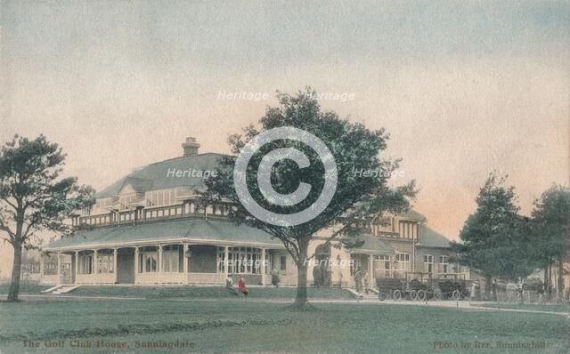 'The Golf Club House, Sunningdale', c1910. Artist: Unknown.