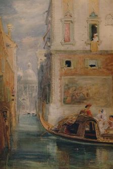 The Gondola, Venice 1865, (1935). Artist: James Holland