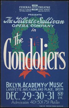 The Gondoliers, New York, [1930s]. Creator: Unknown