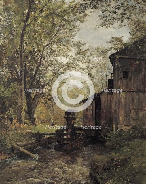 The Gosaumühle near Ischl, 1883. Creator: Emil Jakob Schindler.