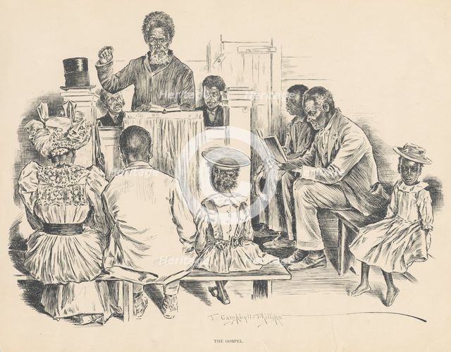 The gospel, 1899. Creator: Jay Campbell Phillips.