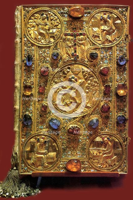 The Gospel Book of the Tsar Ivan IV the Terrible, 1571. Artist: Ancient Russian Art  