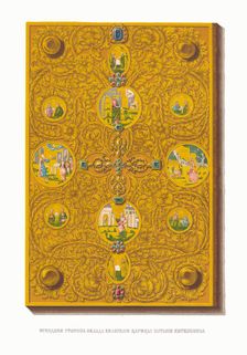 The Gospel Book of the Tsarina Natalia Naryshkina, 1849-1853. Creator: Solntsev, Fyodor Grigoryevich (1801-1892)