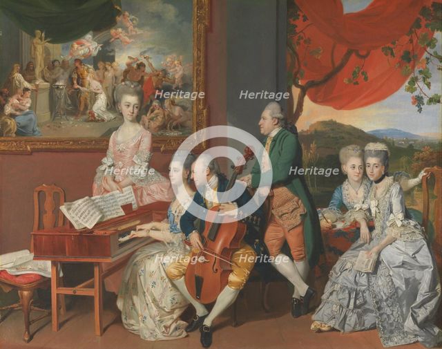 The Gore Family with George, Third Earl Cowper.