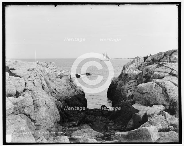 The Gorge at Appledore, Isles of Shoals, N.H. i.e. Maine, c1900. Creator: Unknown.