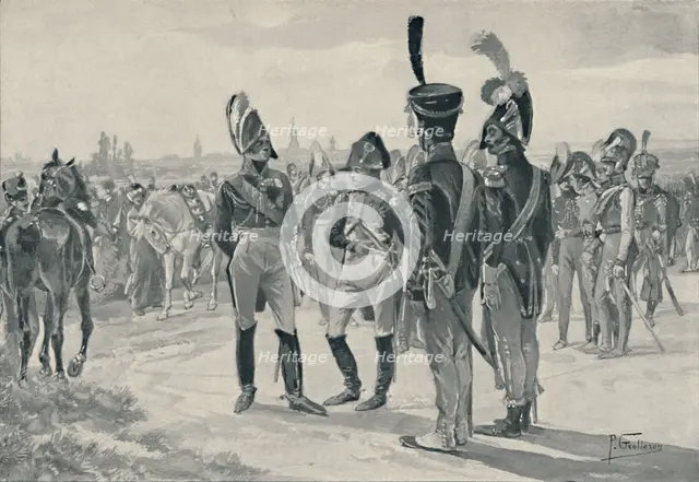 'The Gorgeous Drum-Majors', 1896. Artist: Unknown.