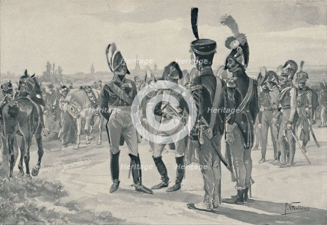 'The Gorgeous Drum-Majors', 1896. Artist: Unknown.