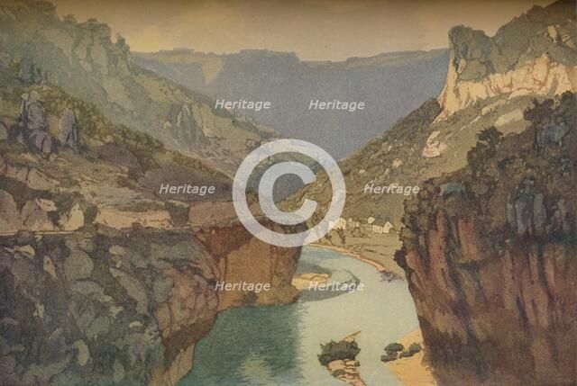 The Gorges of the Tarn, 1912, (1914). Artist: Edward Louis Lawrenson