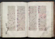 The Gotha Missal: Fol. 104r, Text, c. 1375. Creator: Master of the Boqueteaux (French); Workshop, and