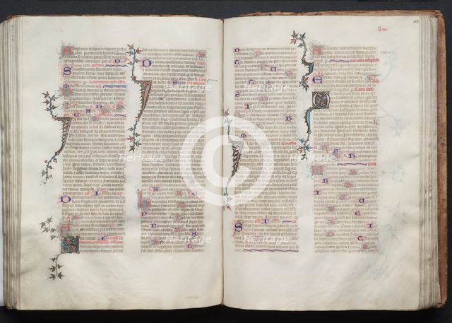 The Gotha Missal: Fol. 104v, Text, c. 1375. Creator: Master of the Boqueteaux (French); Workshop, and.