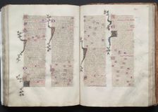 The Gotha Missal: Fol. 106r, Text, c. 1375. Creator: Master of the Boqueteaux (French); Workshop, and