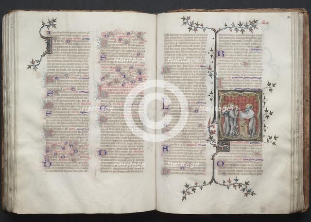 The Gotha Missal: Fol. 108r, The Presentation in the Temple, c. 1375. Creator: Master of the Boqueteaux (French); Workshop, and.