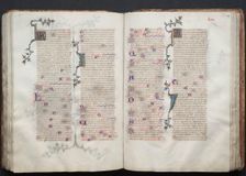 The Gotha Missal: Fol. 108v, Text, c. 1375. Creator: Master of the Boqueteaux (French); Workshop, and