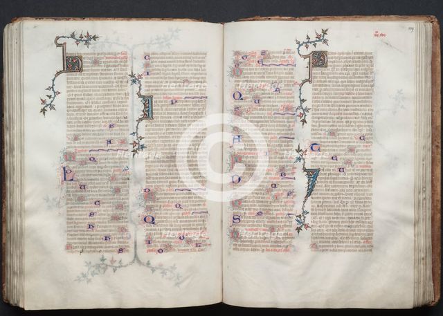 The Gotha Missal: Fol. 108v, Text, c. 1375. Creator: Master of the Boqueteaux (French); Workshop, and.