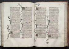 The Gotha Missal: Fol. 100r, Text, c. 1375. Creator: Master of the Boqueteaux (French); Workshop, and