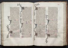 The Gotha Missal: Fol. 100r, Text, c. 1375. Creator: Master of the Boqueteaux (French); Workshop, and