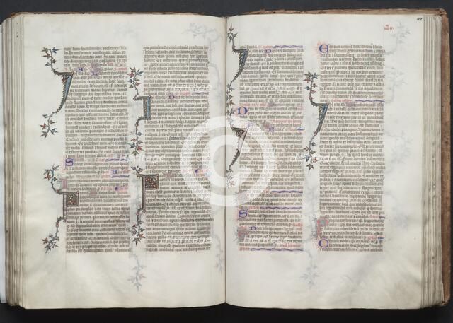 The Gotha Missal: Fol. 100v, Text, c. 1375. Creator: Master of the Boqueteaux (French); Workshop, and.