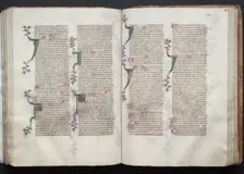 The Gotha Missal: Fol. 101r, Text, c. 1375. Creator: Master of the Boqueteaux (French); Workshop, and
