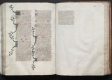 The Gotha Missal: Fol. 101v, Text, c. 1375. Creator: Master of the Boqueteaux (French); Workshop, and